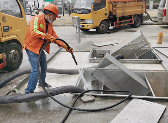 叉河镇隔油池清理